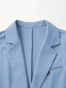 Franclia Damen Einfarbiger minimalistischer Langarm-Top und Hose Anzug für den täglichen Gebrauch