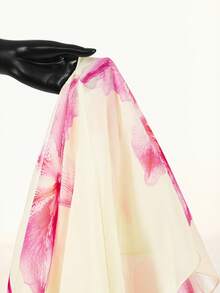 Amplova 女士宽松不对称下摆亮片透视露肩派对上衣 - 彩色 - 查看 9