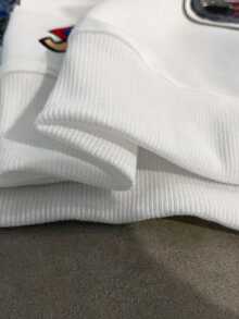 TOM & JERRY X SHEIN 男士休闲卡通字母图案圆领卫衣，秋季款 - 白色 - 查看 7