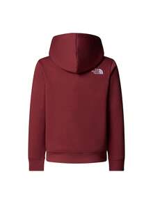 The North Face Drew Peak Kids Pullover Hoodie Sumac - Red - View 2