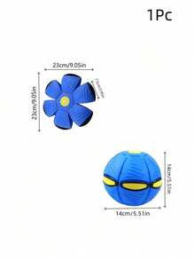 1 quả bóng nảy và biến hình, quà tặng trò chơi tiệc tùng, bóng bay UFO, thể thao ngoài trời cho sân vườn và bãi biển, thích hợp cho trò chơi tiệc tùng dành cho người lớn vào dịp Halloween/Giáng sinh/Lễ Tạ ơn - Quà tặng, bóng giảm căng thẳng - Nhiều màu - Xem 9