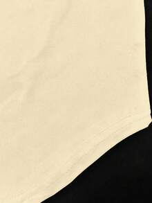 SHEIN 男士圆领无袖休闲夏季透气背心 - 杏色 - 查看 4