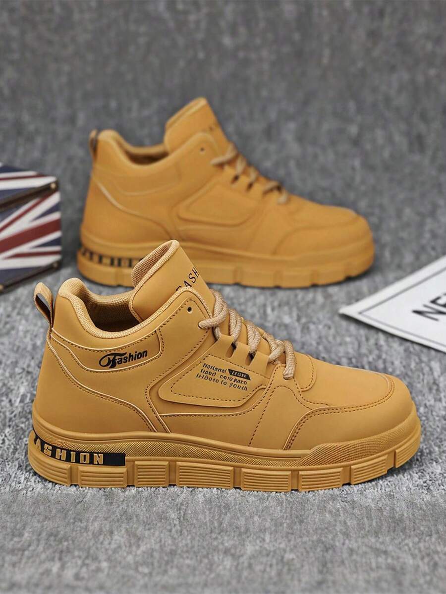 Botas Vaqueras de Hombre Altas (Botas de Hombre), Botas de Senderismo para Hombre, Zapatos para Hombre de Punta Redonda Altas: Suela antideslizante ligera y cómoda, cosida doble para durabilidad extra (evita desgaste prematuro). Estilo casual para actividades outdoor (senderismo, camping) y uso diario, adapta a terrenos (montañas, camino de tierra). Opciones: Botas para Mujer y Tenis para Mujer para outdoor y cotidianas - Caqui - Ver 1