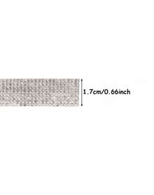 1 Cuộn ruy băng đính đá trang trí DIY, thích hợp để trang trí hộp quà, quà tặng. - trắng - Xem 3