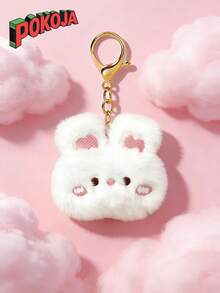 POKOJA LAND - BESTSELLERS 1 حزمة قلادة مفتاح أرنب ناعم جميل، قلادة أرنب صغيرة، تميمة للحقيبة والحقيبة اليدوية والحقيبة الهدايا، زخرفة للحقيبة الهدايا من الربيع إلى الصيف - متعدد الألوان - مشاهدة 1