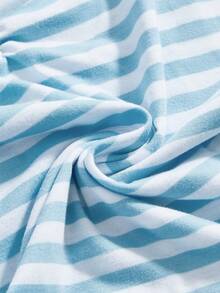 ROMWE Women's Contrast Stripe Camisole - Baby Blue - View 3