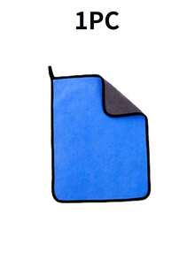 1/4/8/10条装超柔软微纤维绒面汽车清洁毛巾 - 超强吸水，加厚无纺布抛光、清洗和擦干布 - 彩色 - 查看 11