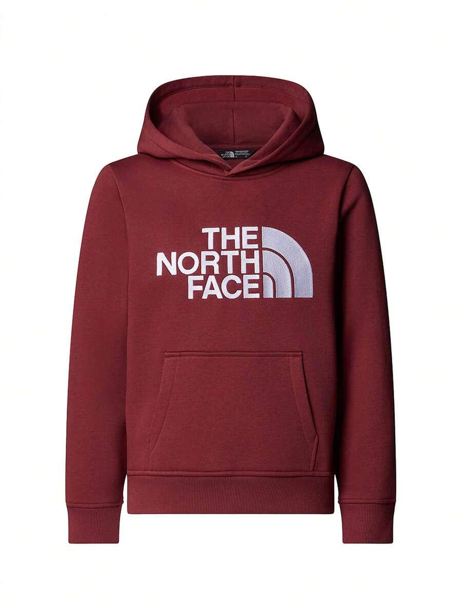 The North Face Drew Peak Kids Pullover Hoodie Sumac - Red - View 1