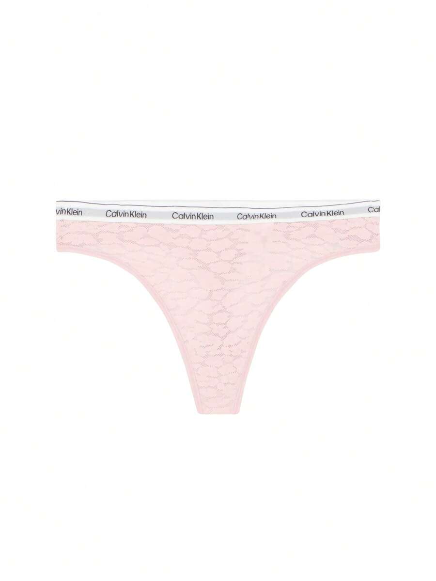 Calvin Klein Women's Thong - Rosa - Visa 1