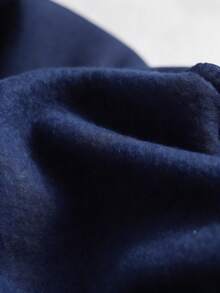 PAVTROS 男士休闲宽松撞色边运动裤 男士宽松运动裤 男士宽松服装 - 藏蓝色 - 查看 5