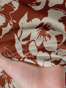 EMERY ROSE 2pcs/Set Women Casual Loose Fit Round Neck Top And Pants, Versatile Outfit Suitable For Spring And Autumn - Multicolor - View 4