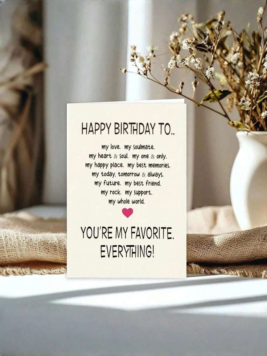 1 Set/3 Set Funny Card & Gifts Congratulatory Card For Men Husband Boyfriend Him, Suitable For Mother, Friend, Sister,Happy Birthday Card - Multicolor - View 1