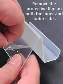 1pc Acrylic Business Card Holders On The Office Desk, Transparent Plastic Desktop Business Card Display Stand, Business Card Holder, Business Card Holder, Can Accommodate 30-50 Business Cards, Acrylic Business Card Display Rack - Multicolor - View 9