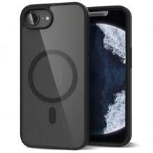 Transparent Magnetic Phone Case, Compatible With IP 17 Pro Max, 16, 15, 14, 13 Pro Plus Max Shock-Proof Protective Cover - Black - View 6