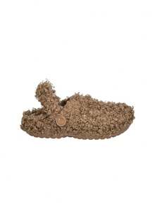 Crocs Classic Doodle Fur Lined Kids Clog Brown CR210903 - Brun - Visa 1