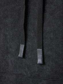 Sport MetroGents 男士休闲字母图案袋鼠口袋抽绳卫衣，秋季款