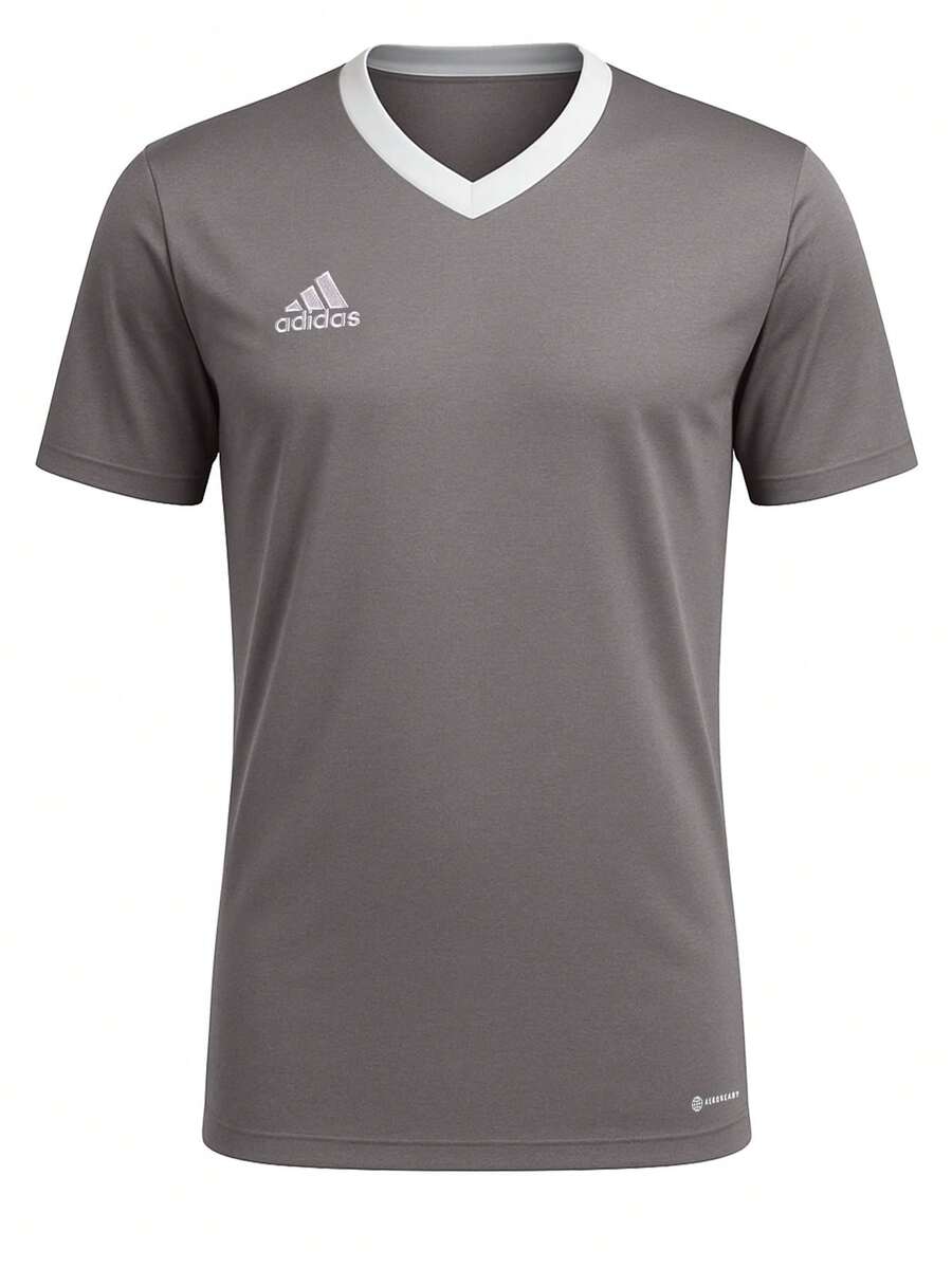 Adidas Entrada 22 Men's T-Shirts Grey - Grey - View 1