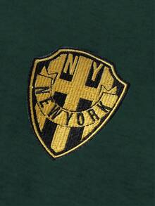 Manfinity Roghcode 男士休闲拉链连帽衫和条纹运动裤套装，秋季 - 墨綠色 - 查看 7