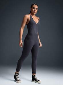 Powerista 女士露背吊带修身连体裤