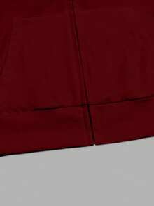 Glimmora Áo khoác nỉ có mũ dáng ôm dành cho nữ, in họa tiết đính đá kỹ thuật số. - Nhiều màu - Xem 3