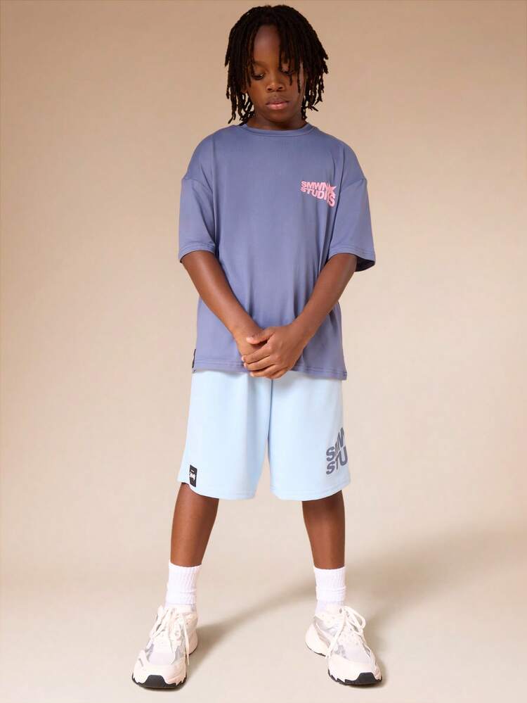 Pastel T-Shirt And Shorts Co-Ord Set