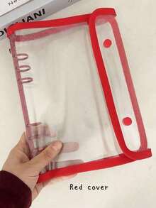 A5 Binder Double-Buckle Cover, 10pcs Refill Sleeves Bags, DIY Loose Leaf Photo Collect Book, Kpop Organizer Holder - Multicolor - View 18