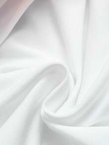 Girlism 少女红色露肩网纱两件套喇叭袖长袖上衣，西部复古/优雅风格 - 白色 - 查看 4