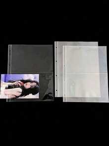 10 PCS A4 Size Korean Photo Card Binder Pages Multi Pocket Design Acid Free PP Material For Kpop Album Refill Scrapbooking Journal Supplies Now - Transparent - View 5