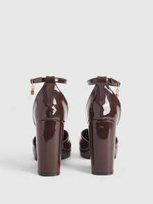 CUCCOO LuxiPop Women Fashion Elegant Party Commuter Simple Pumps - Coffee Brown - View 5
