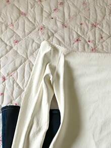 Glimmora 女士Y2K骷髅印花露肩长袖时尚上衣 - 彩色 - 查看 3