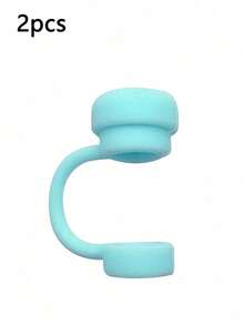 6 cái/2 cái Nắp đậy ống hút bằng silicon có thể tái sử dụng, tương thích với cốc , chống tràn, chống bụi, nắp đậy ống hút khi quay lại trường - Nhiều màu - Xem 17