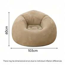Bean Bag Chairs Inflatable Camping Chairs Inflatable Slouchy Sofa Blow Up Chairs Folding Portable Inflatable Chair For Living Room Bedroom Reading Room - Multicolor - View 11