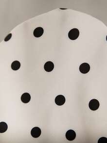 MaterniChic Maternity Clothes Maternity  Tops Summer Pregnant Clothes A White Polka-Dot Maternity Shirt Is Elegant And Sophisticated, Perfect For A Date, A Sophisticated Party, Or Valentine's Day - Apricot - View 7