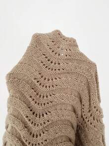 Elenzga Women's Sexy Hollow-Out Camisole Bodycon Dress - Khaki - View 3