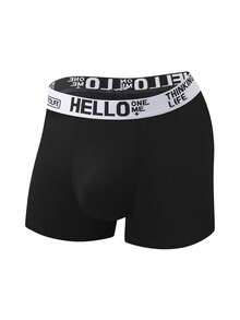 Velminro 男士舒适柔软透气字母腰带平角内裤 - 彩色 - 查看 4