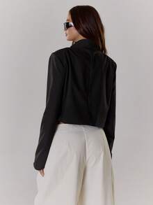 MUSERA Women Blazers Spring - Black - View 2