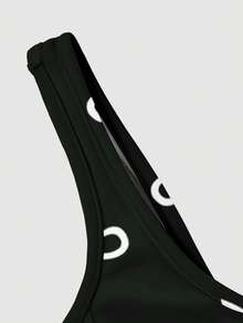 SHEIN MOD 女士浪漫V领系带蝴蝶结波点露背性感复古连衣裙，优雅设计，适合外出、晚宴、派对、约会等场合，时尚别致。 - 彩色 - 查看 3