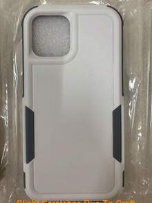 Ốp lưng điện thoại bảo vệ hai lớp Luxury Armor tương thích với iPhone 16 11 12 13 14 15 Pro Max Plus 16E Hộp nhựa cứng chống sốc Ốp lưng - trắng - Xem 4