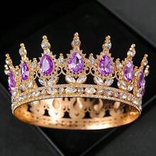 1个多色王子公主皇冠，适合生日派对、女孩成人礼礼物，日常和派对均可佩戴，可爱皇冠是生日派对的必备单品 - 多色可以選擇 - 查看 5