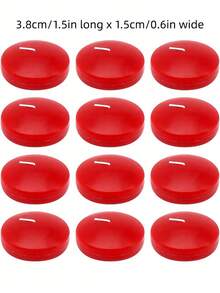 12PCS Floating Candles Long Burn Time Premium Wax For Cylinder Vases Centerpieces Wedding Decorations Pool Party Holiday Table Decor Elegant Home