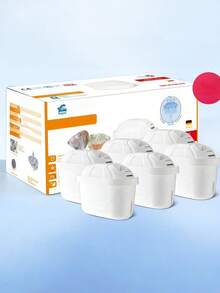 2.5升净水壶，6杯大容量 | 去除氯、重金属和杂质 | 适用于家庭、厨房、旅行和露营 | 包含1个净水壶和1个滤芯（另售6个替换滤芯） | 改善自来水的口感和纯净度 - 彩色 - 查看 5