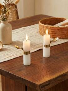 Cirelle 1pc The Automatic Fire Extinguishing Candle Safely Extinguishes The Candle Flame Automatically. It Is Suitable For Bedrooms, Studies, Living Rooms, And Parties And Festivals