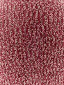 MUSERA Vestido maxi de punto grueso de manga larga y holgado, elegante para vacaciones de primavera, lindo y sexy, estilo de los 90, para festival de verano, graduación, invitado de boda, otoño, invierno y uso diario, elegante en otoño, San Valentín, primavera - Burdeos - Ver 6