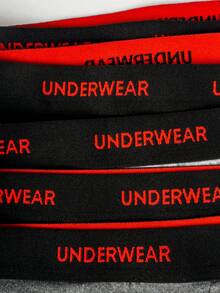 EasyFave 5pcs/Pack Men's Comfortable Stretchy Boxer Briefs - Multicolor - View 10