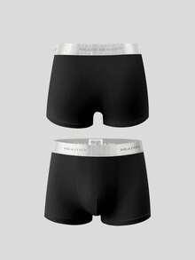 Manfinity Underwear&Sleepwear Basics 10pcs/Pack Men's Comfortable Soft Breathable Letter Waistband Briefs - Multicolor - View 7