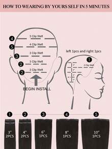 7PCS With 20 Clips Straight Clip In Hair Extensions 100% Real Human Hair Color NC# Natural Black 14-22 Inch 115G Double Weft Invisible Clip Hair Extensions Remy Natural Human Hair For Women Girls Daily Use