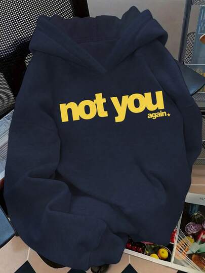 EMERY ROSE 女士字母印花卫衣，春秋季新品