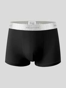 Manfinity Underwear&Sleepwear Basics 10pcs/Pack Men's Comfortable Soft Breathable Letter Waistband Briefs - Multicolor - View 3