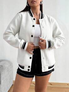 女士外套 - 白色 - 查看 1