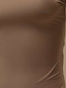 MUSERA ESSENTIALS Áo thun dài tay cổ tròn ôm sát, chất liệu polyamide, thoải mái, dễ thương, gợi cảm, thích hợp mặc hàng ngày, cần thiết cho mùa xuân hè. - Xám - Xem 6